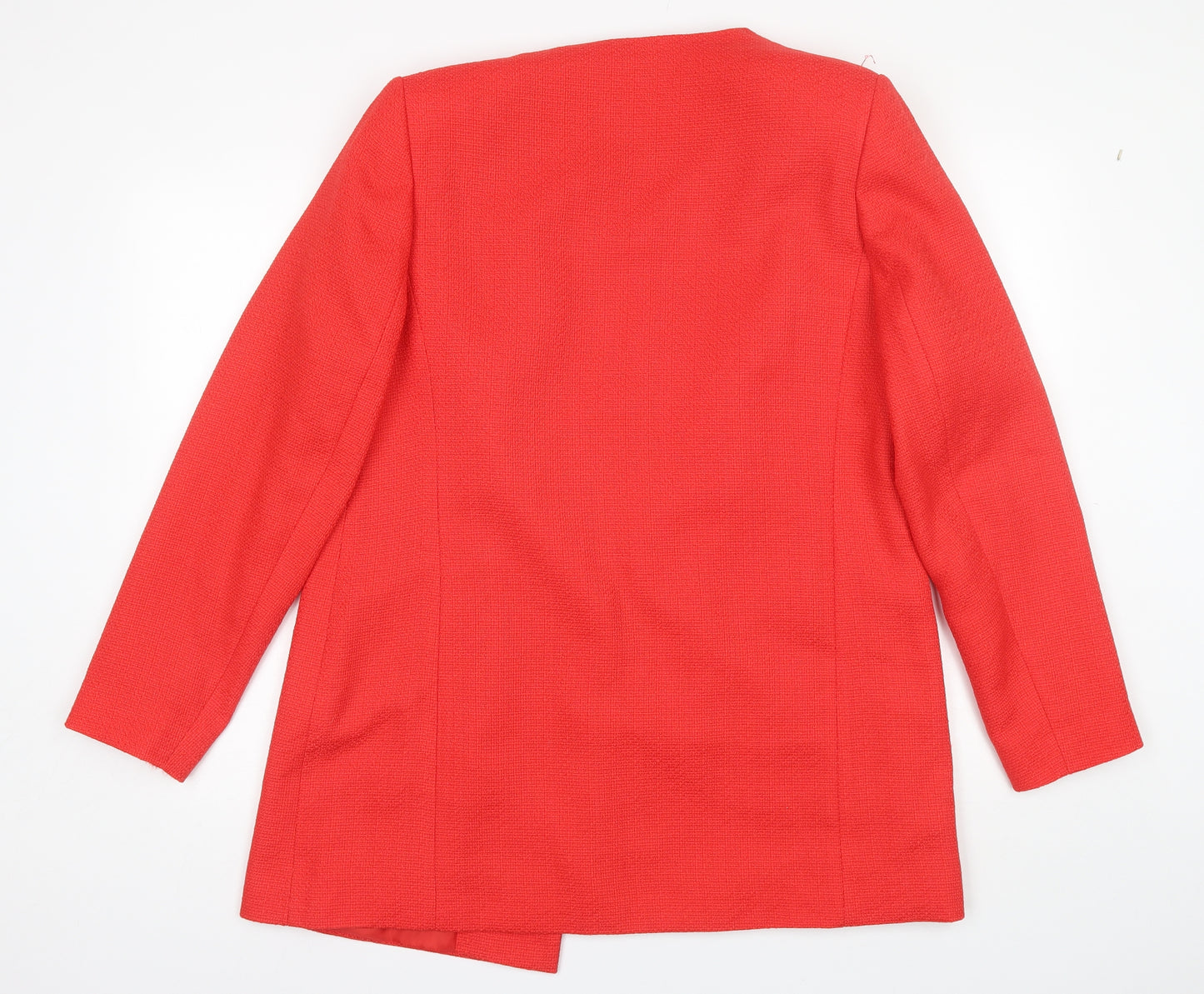TU Womens Red   Overcoat Jacket Size 14