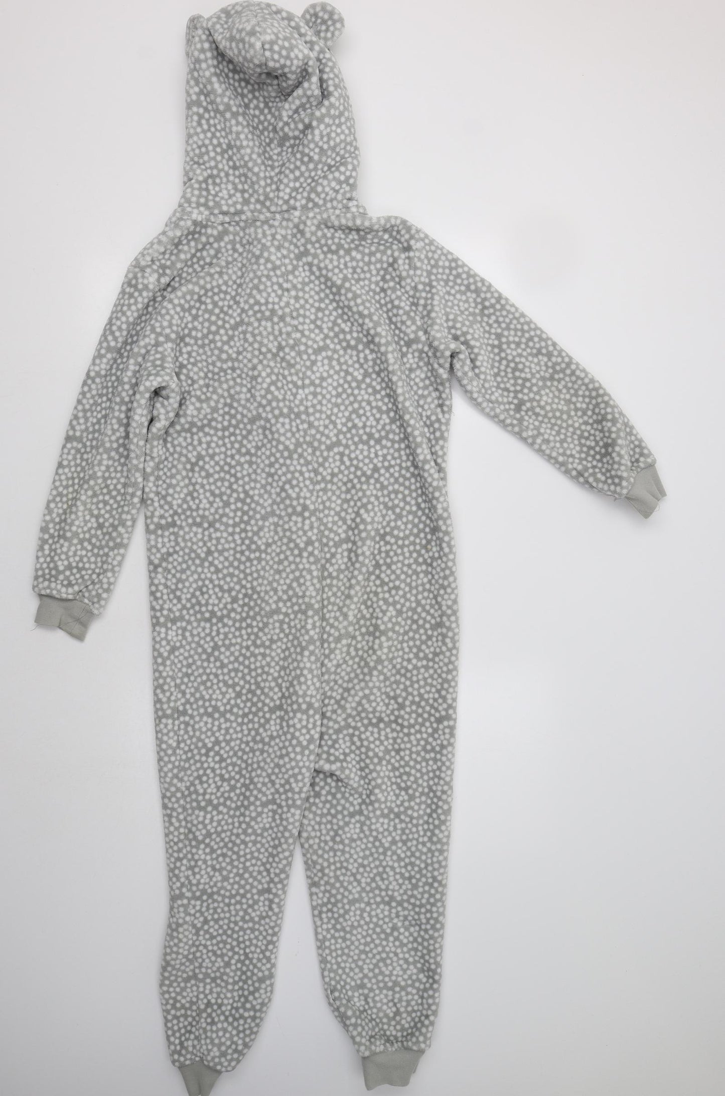 NEXT Girls Grey Polka Dot Polyester  Bodysuit Size 9 Years   - Onesie