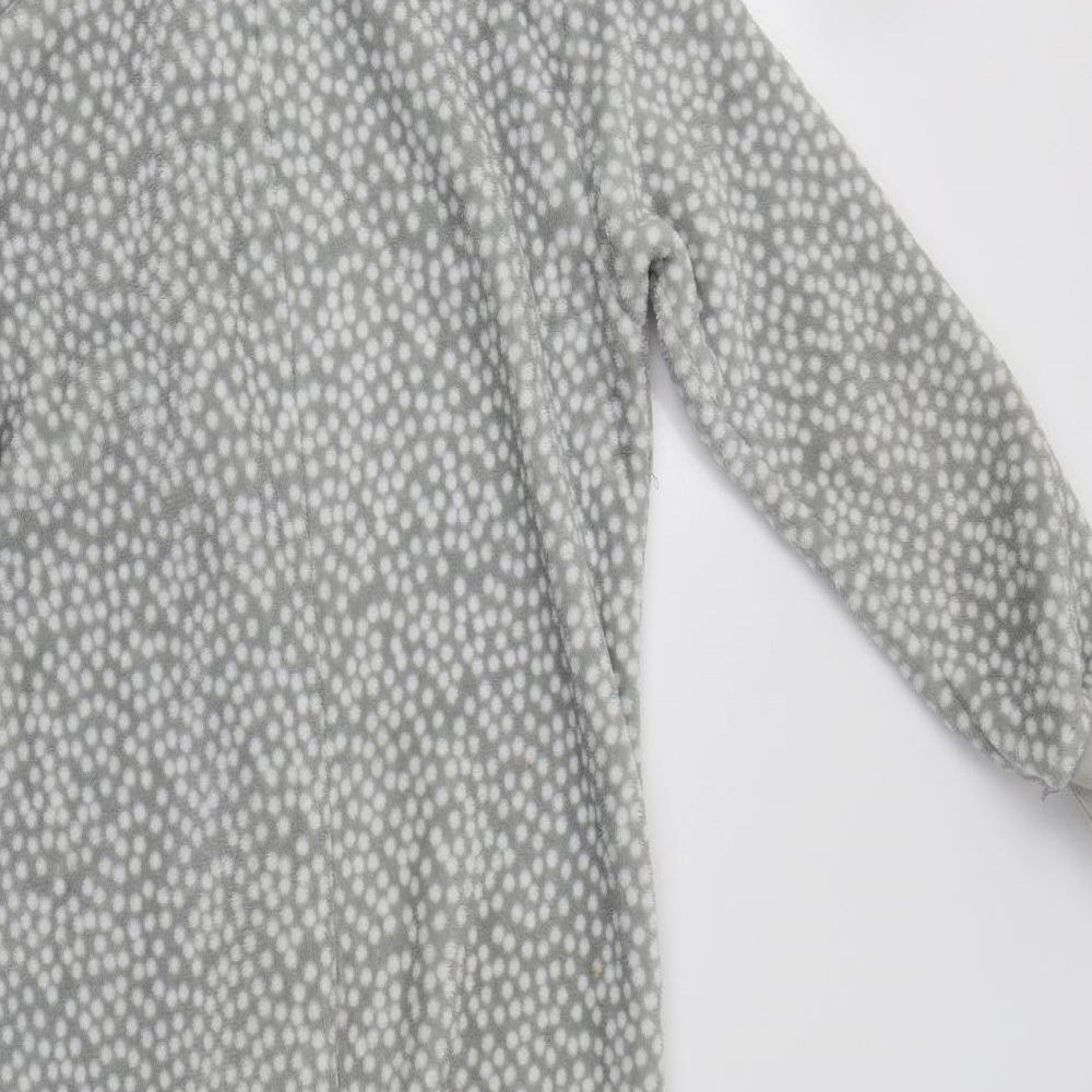 NEXT Girls Grey Polka Dot Polyester  Bodysuit Size 9 Years   - Onesie