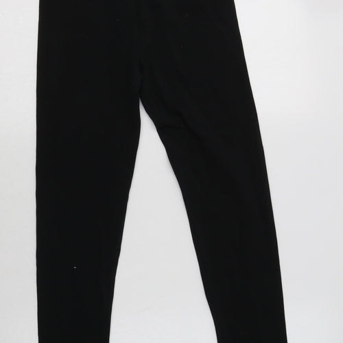 George Girls Black  Cotton Jegging Trousers Size 12-13 Years  Regular