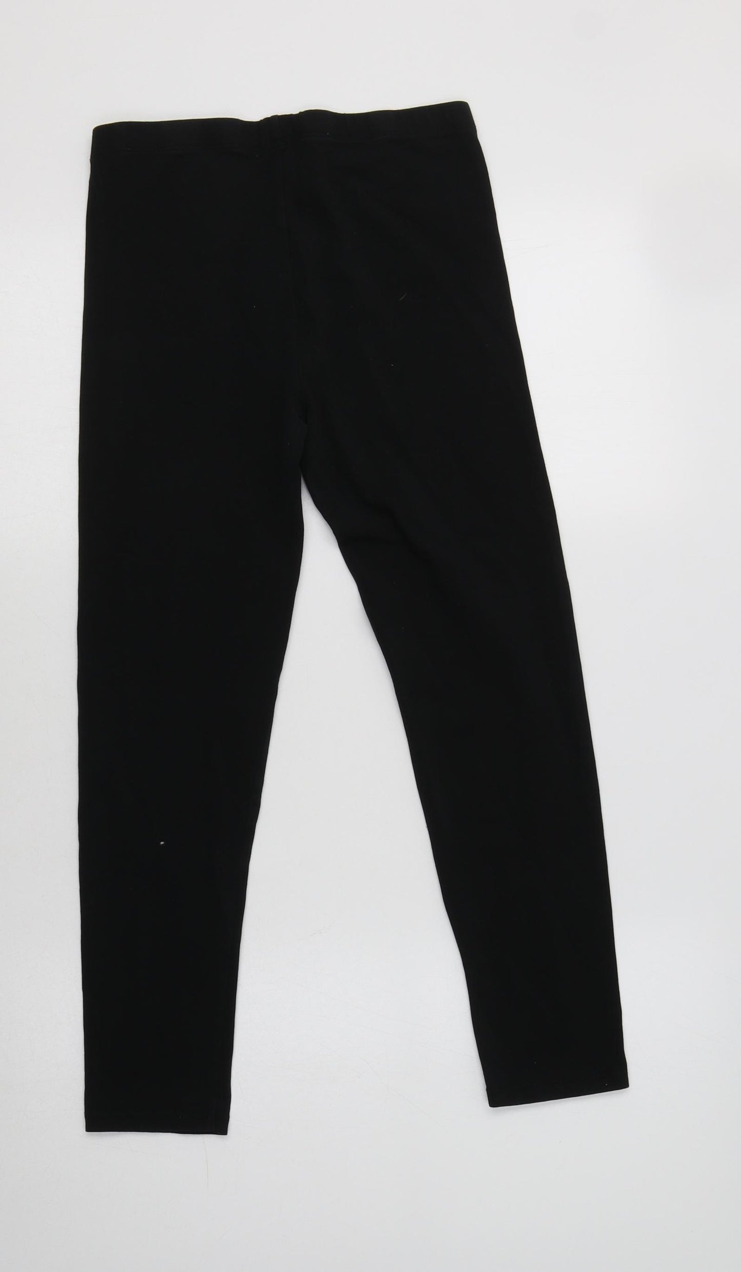 George Girls Black  Cotton Jegging Trousers Size 12-13 Years  Regular