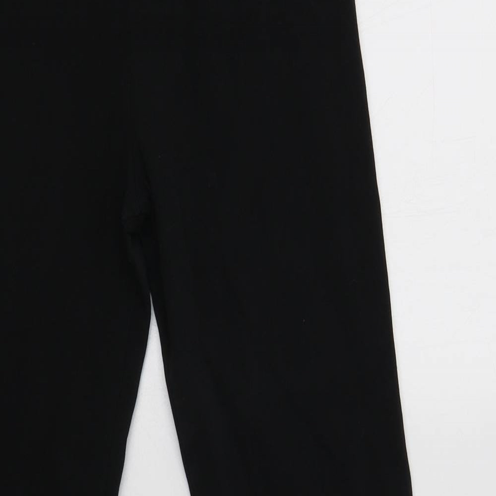 George Girls Black  Cotton Jegging Trousers Size 12-13 Years  Regular