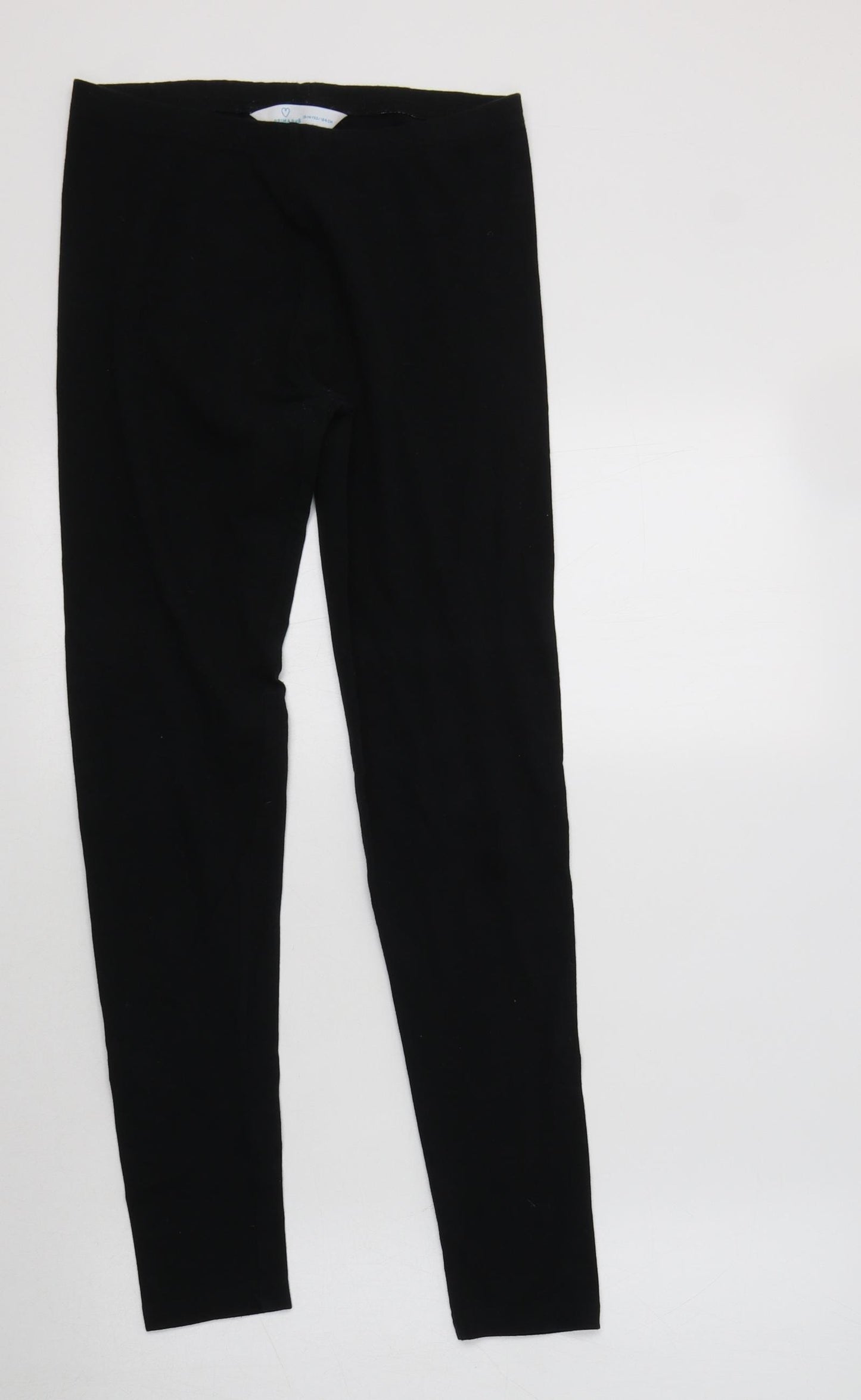 Primarkj Girls Black  Cotton Jegging Trousers Size 13-14 Years  Regular