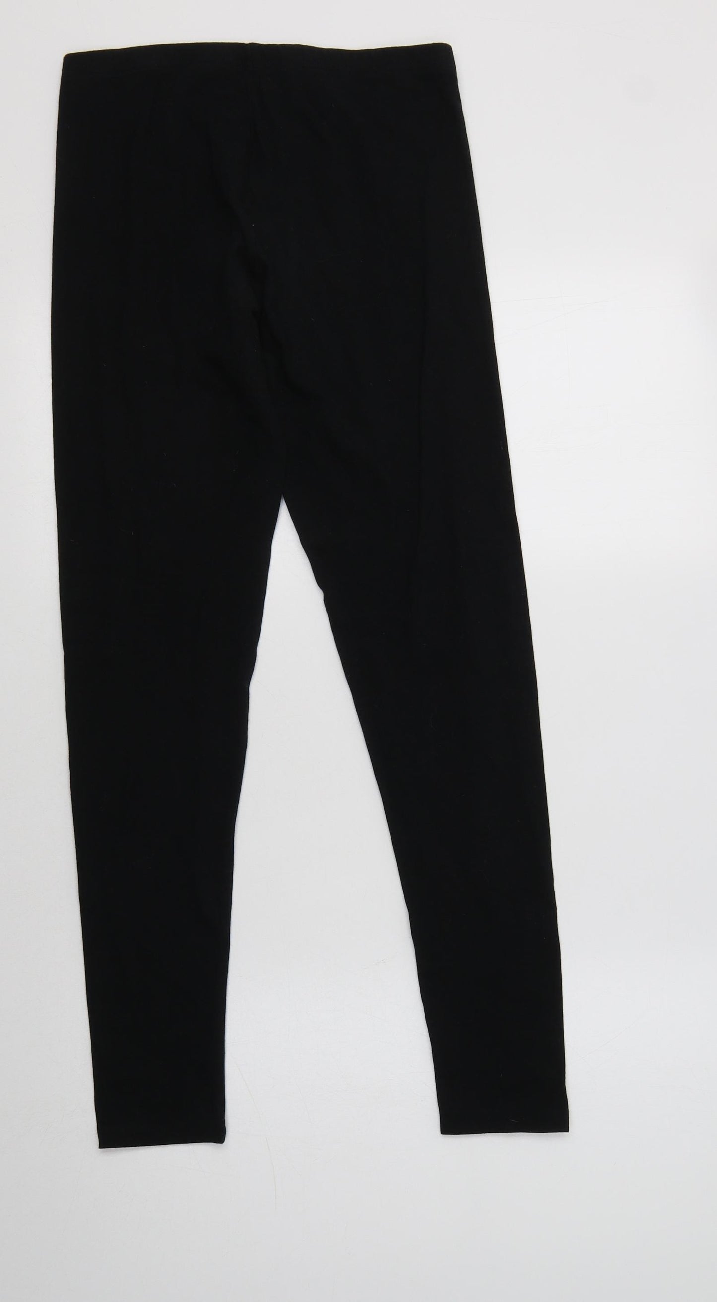 Primarkj Girls Black  Cotton Jegging Trousers Size 13-14 Years  Regular