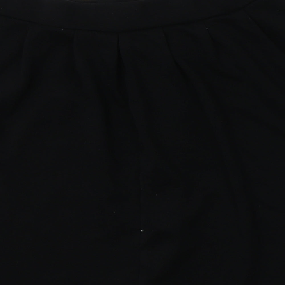 George Girls Black  Polyester A-Line Skirt Size 12-13 Years  Regular  - School Wear
