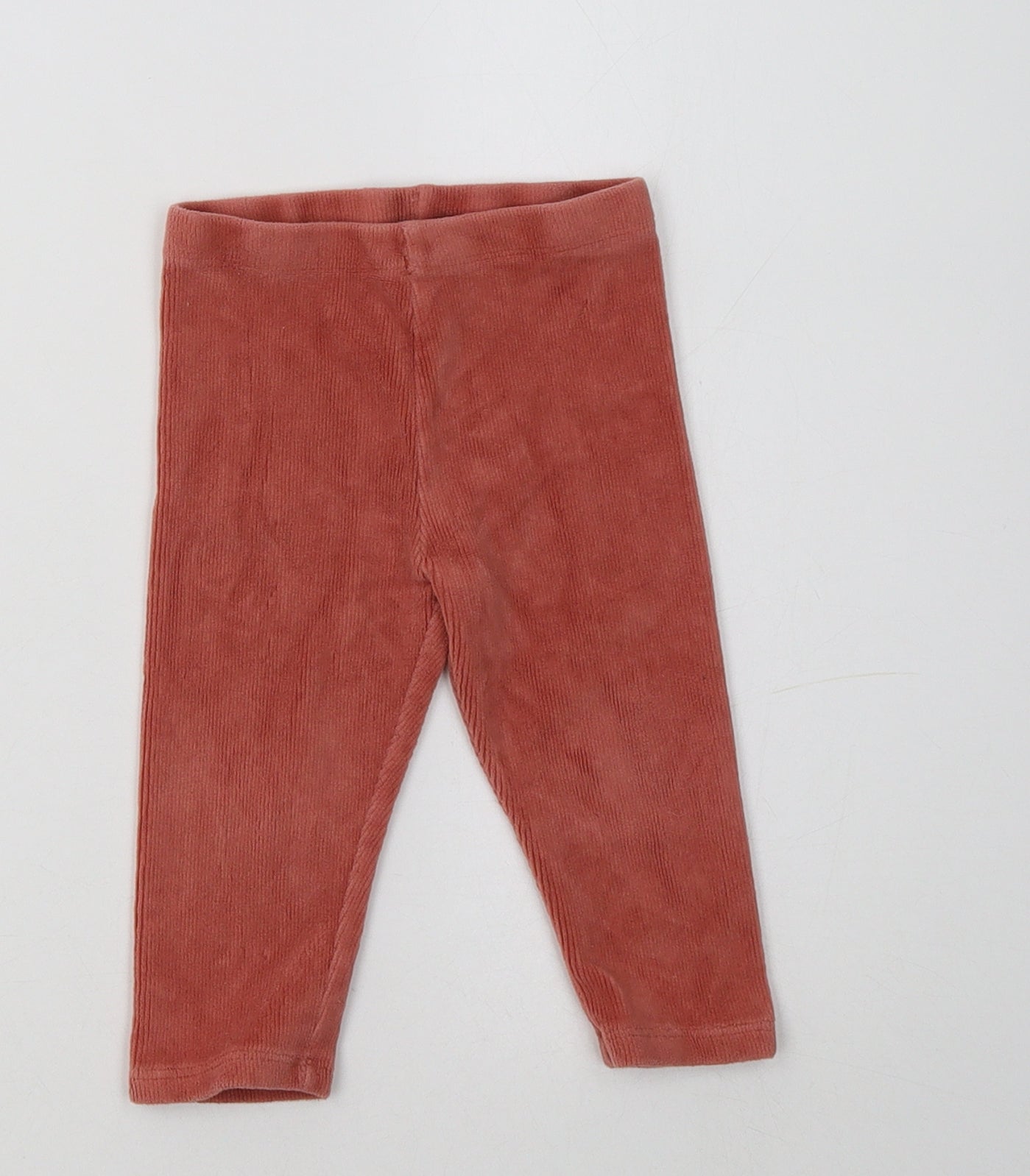 Matalan Baby Pink  Cotton Jogger Leggings Size 9-12 Months