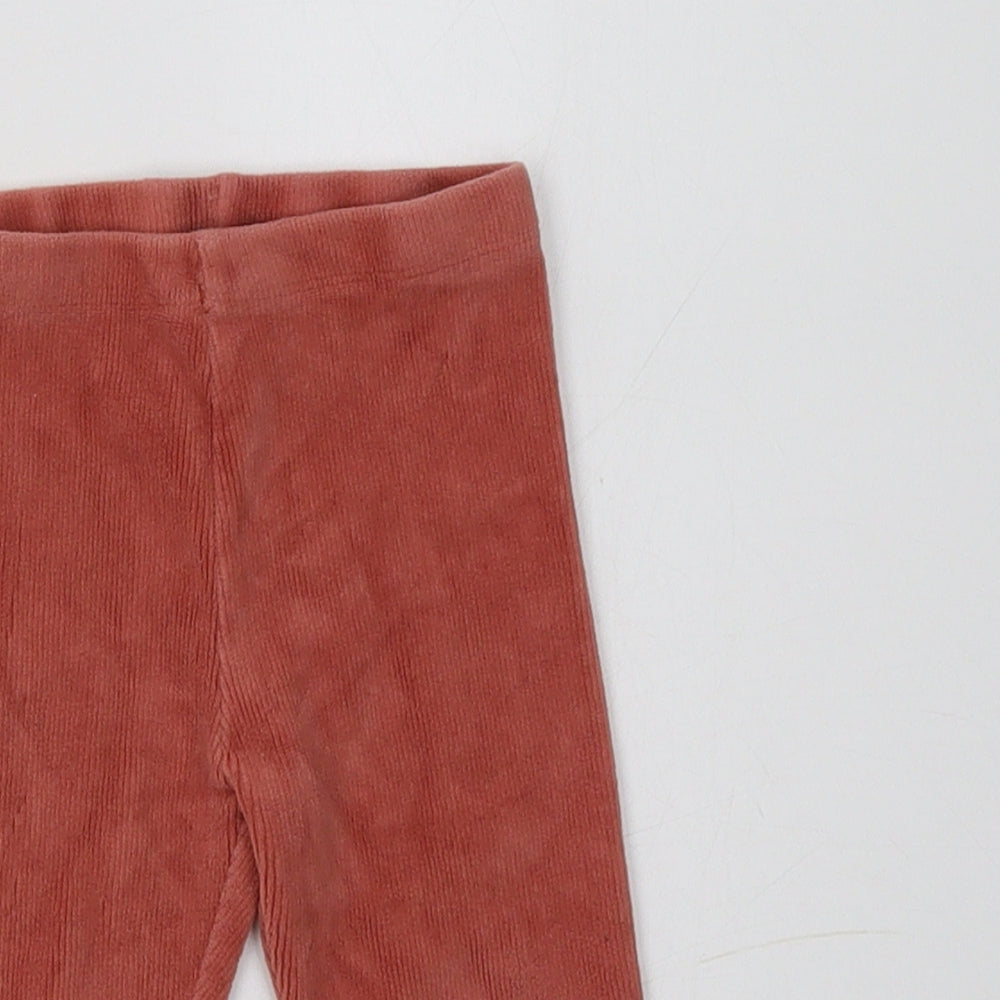 Matalan Baby Pink  Cotton Jogger Leggings Size 9-12 Months