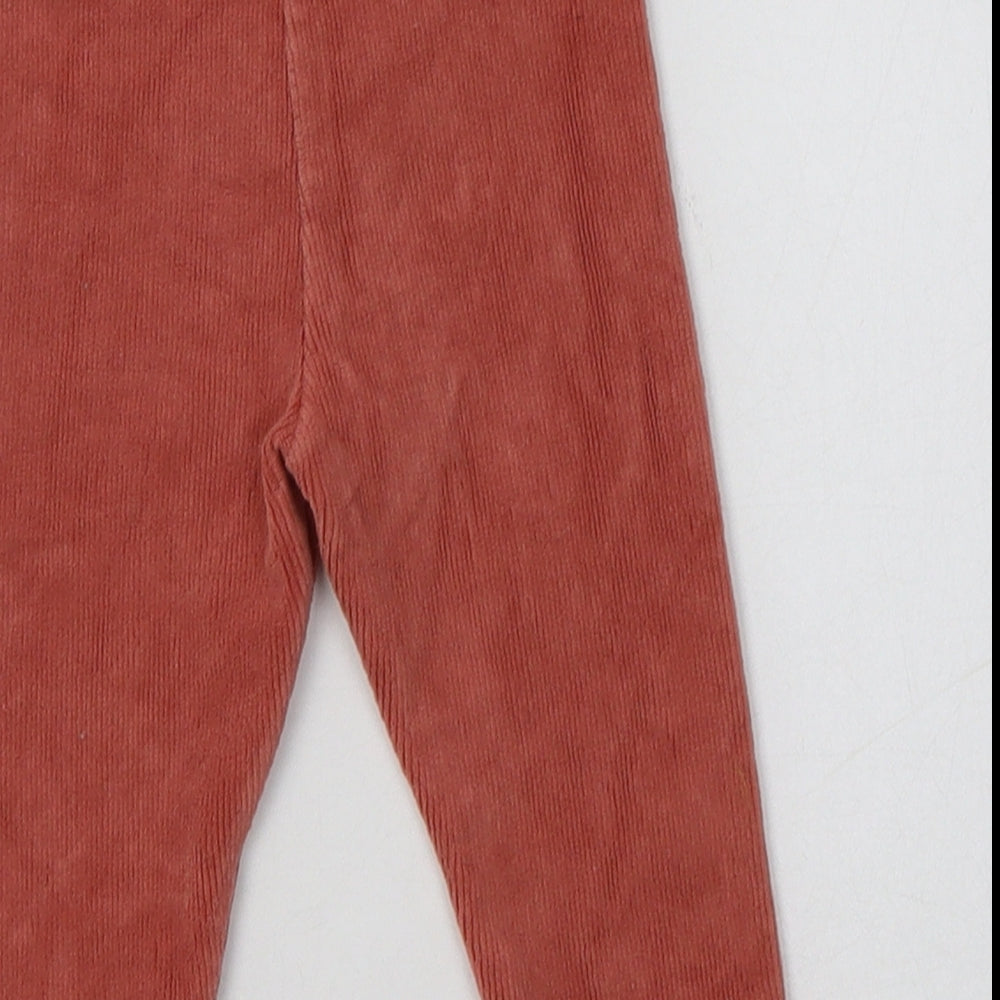 Matalan Baby Pink  Cotton Jogger Leggings Size 9-12 Months