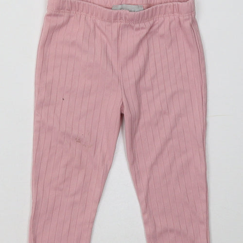 Primark Baby Pink  Polyester Jogger Leggings Size 6-9 Months
