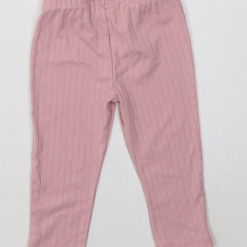 Primark Baby Pink  Polyester Jogger Leggings Size 6-9 Months