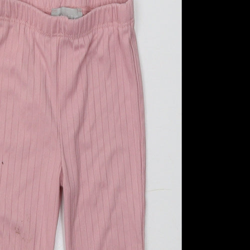 Primark Baby Pink  Polyester Jogger Leggings Size 6-9 Months