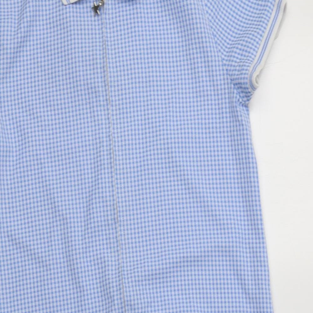 George Girls Blue Gingham Polyester A-Line  Size 12-13 Years  Collared  - School Wear
