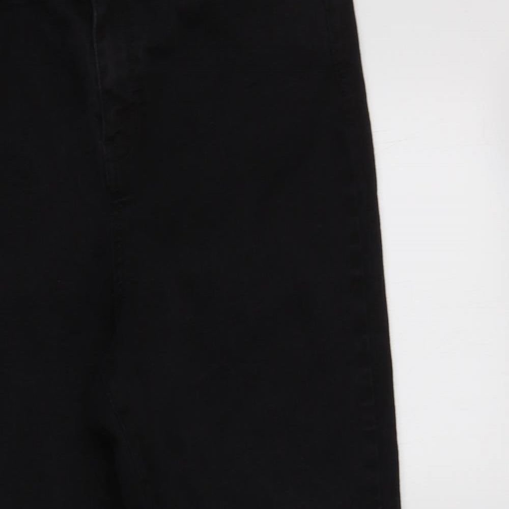 George Womens Black  Cotton Jegging Jeans Size 14 L27 in Regular