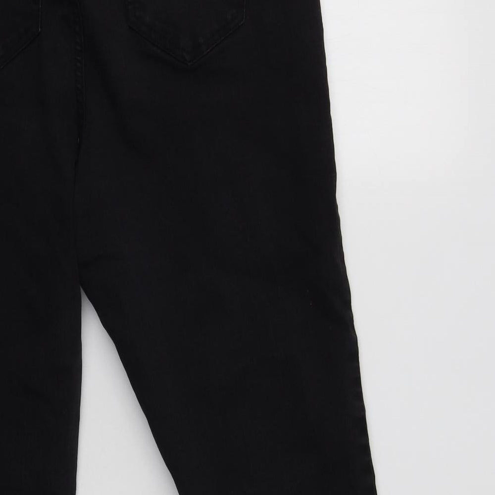 George Womens Black  Cotton Jegging Jeans Size 14 L27 in Regular