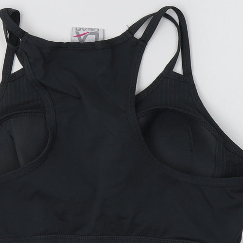LA Gear Womens Grey  Polyester Cropped Tank Size 16 Scoop Neck  - Sports Bra