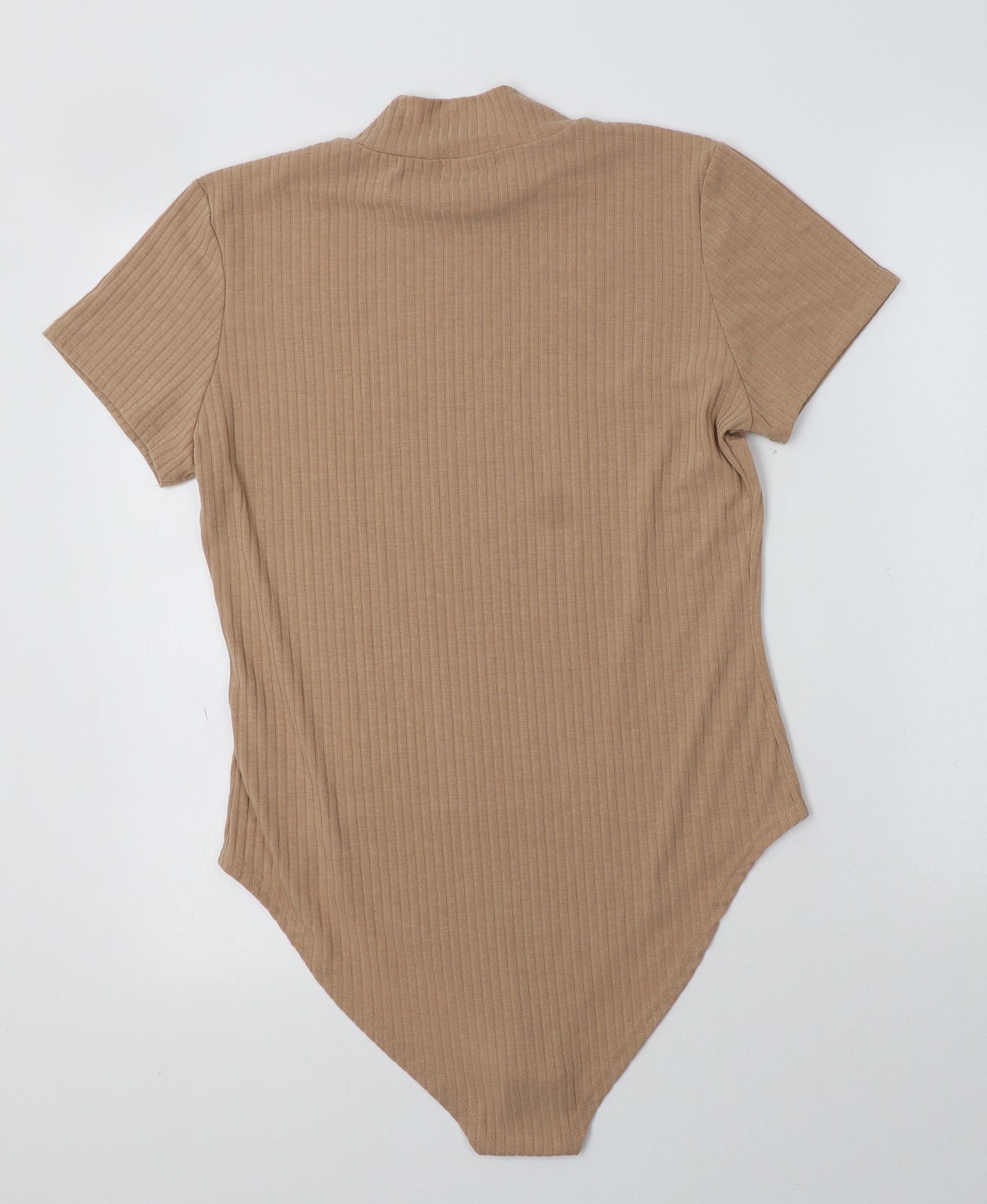 New Look Womens Beige  Polyester Bodysuit One-Piece Size 16