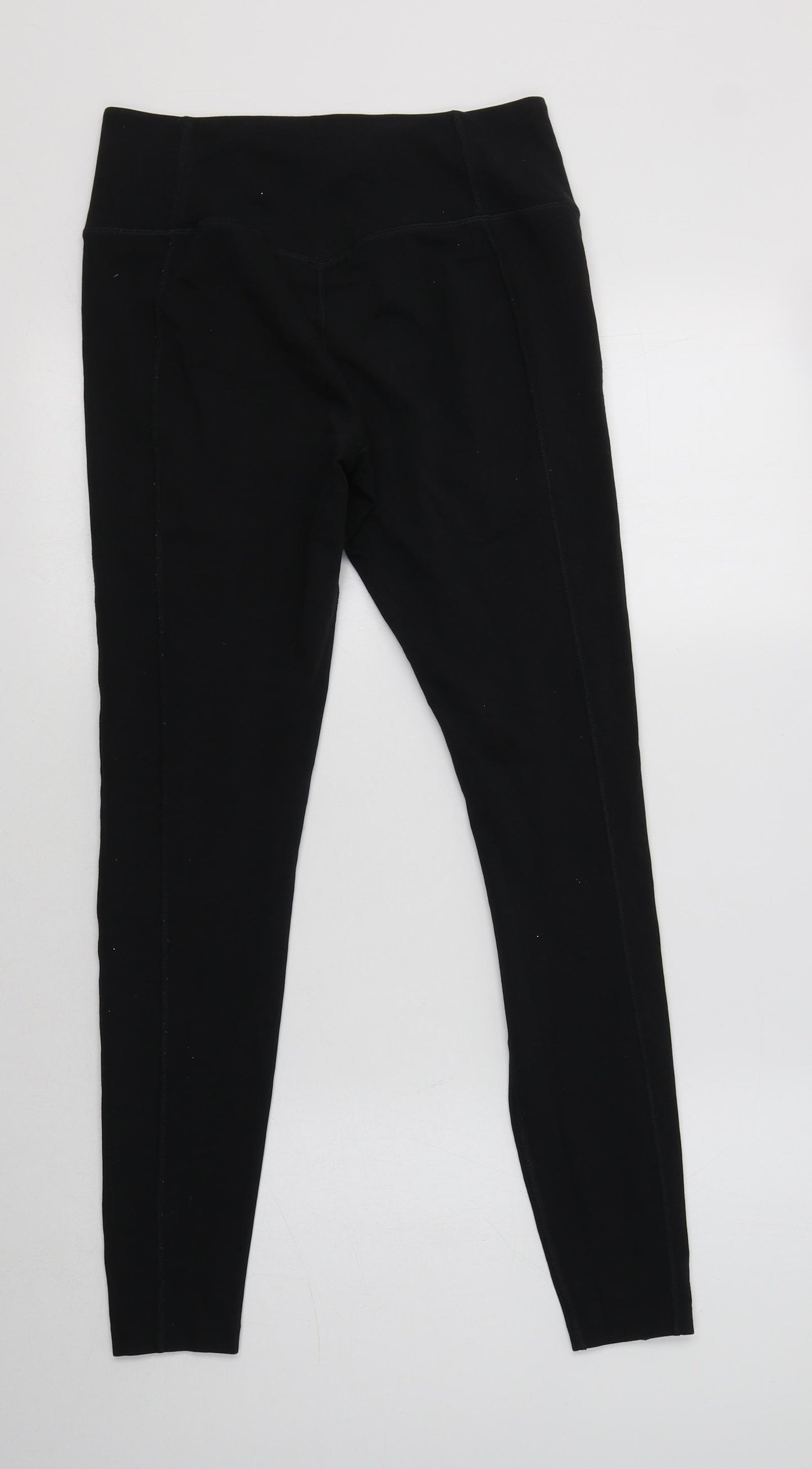 Nike Womens Black  Polyester Compression Leggings Size S L29 in Regular