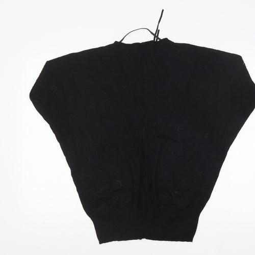 Atmosphere Womens Black V-Neck  Viscose Pullover Jumper Size 12