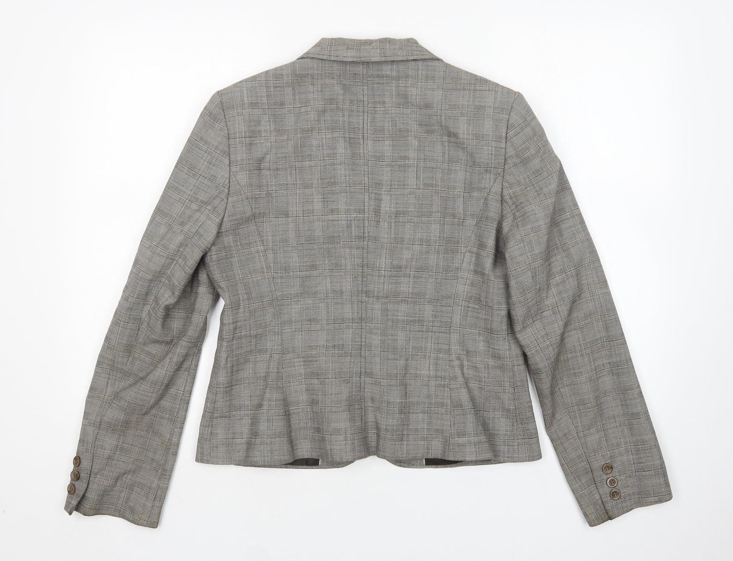 NEXT Womens Multicoloured Houndstooth Polyester Jacket Suit Jacket Size 14