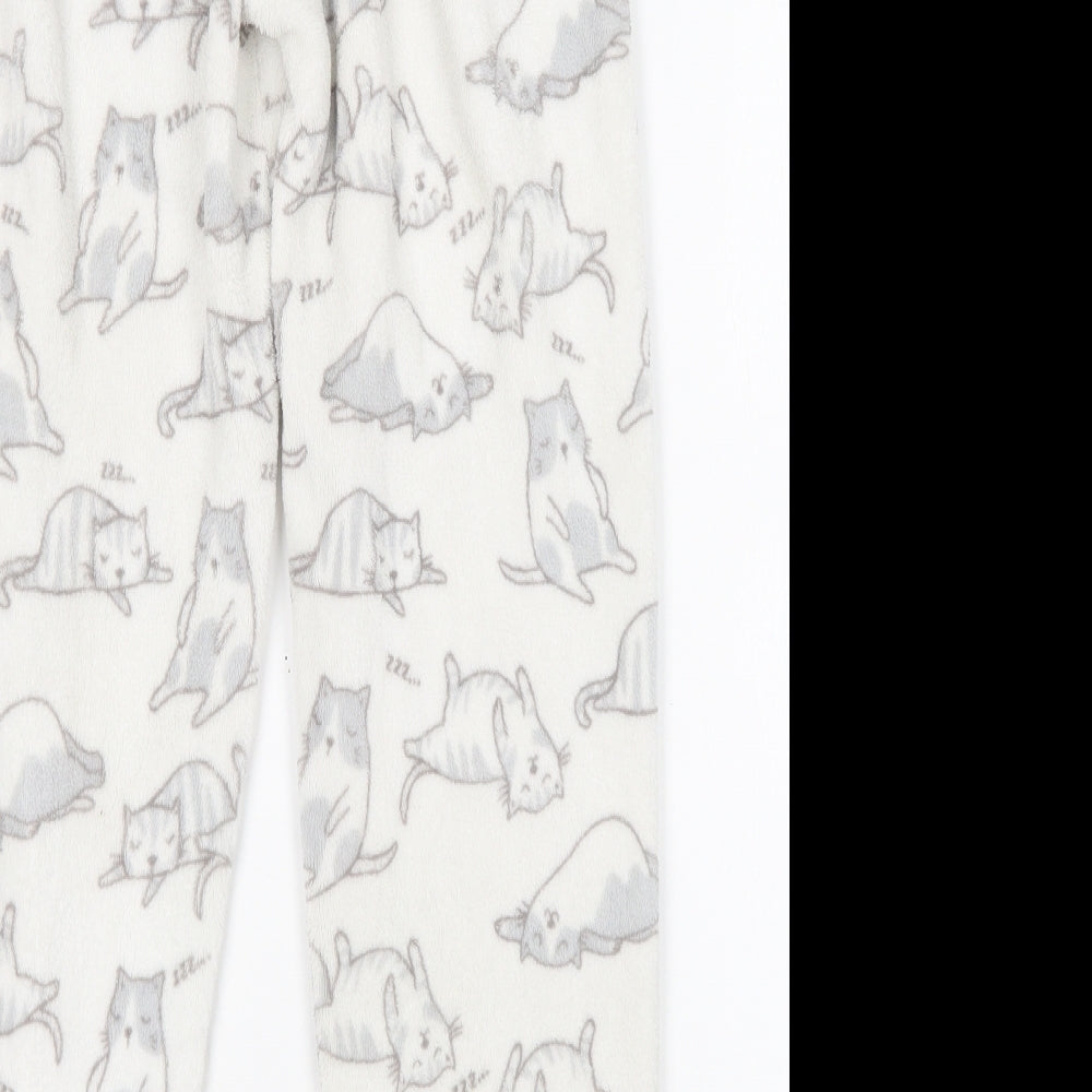 Primark Womens Multicoloured Animal Print Polyester  Pyjama Pants Size S
