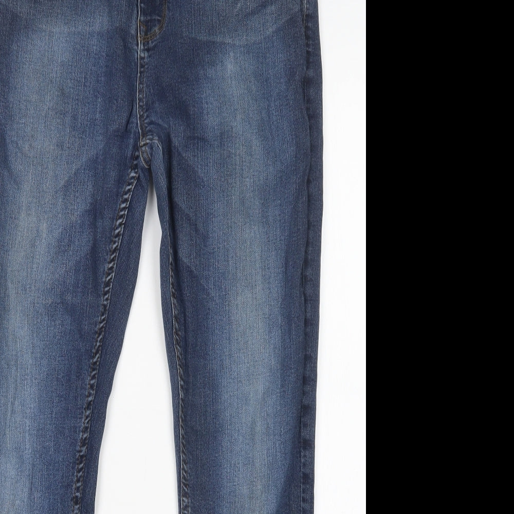 Peacocks Mens Blue  Cotton Skinny Jeans Size 36 L29 in Regular
