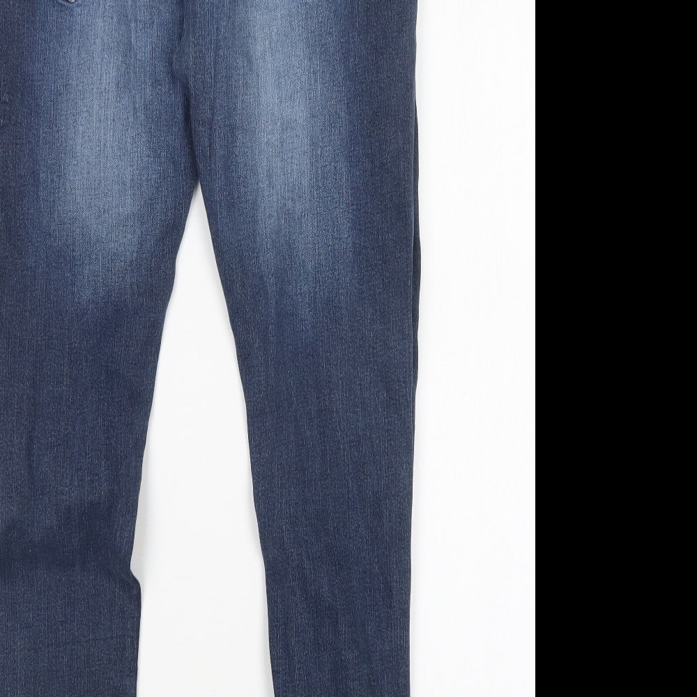 Peacocks Mens Blue  Cotton Skinny Jeans Size 36 L29 in Regular
