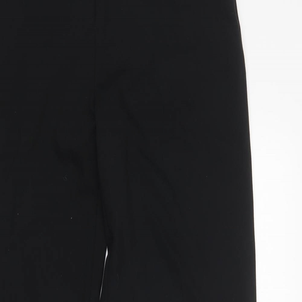 NEXT Womens Black  Polyester Trousers  Size 14 L32 in Regular