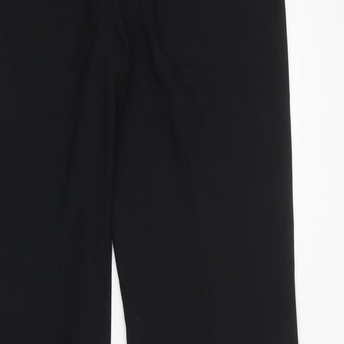 NEXT Womens Black  Polyester Trousers  Size 14 L32 in Regular