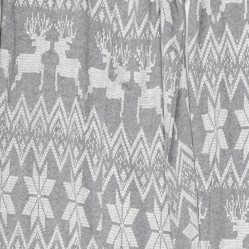 George Boys Grey Fair Isle Cotton  One Piece Size 12-13 Years   - christmas