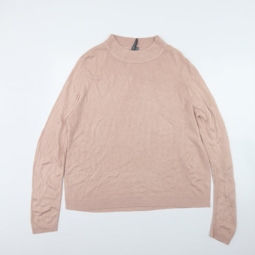 Originals Womens Pink Round Neck  Acrylic Pullover Jumper Size 22