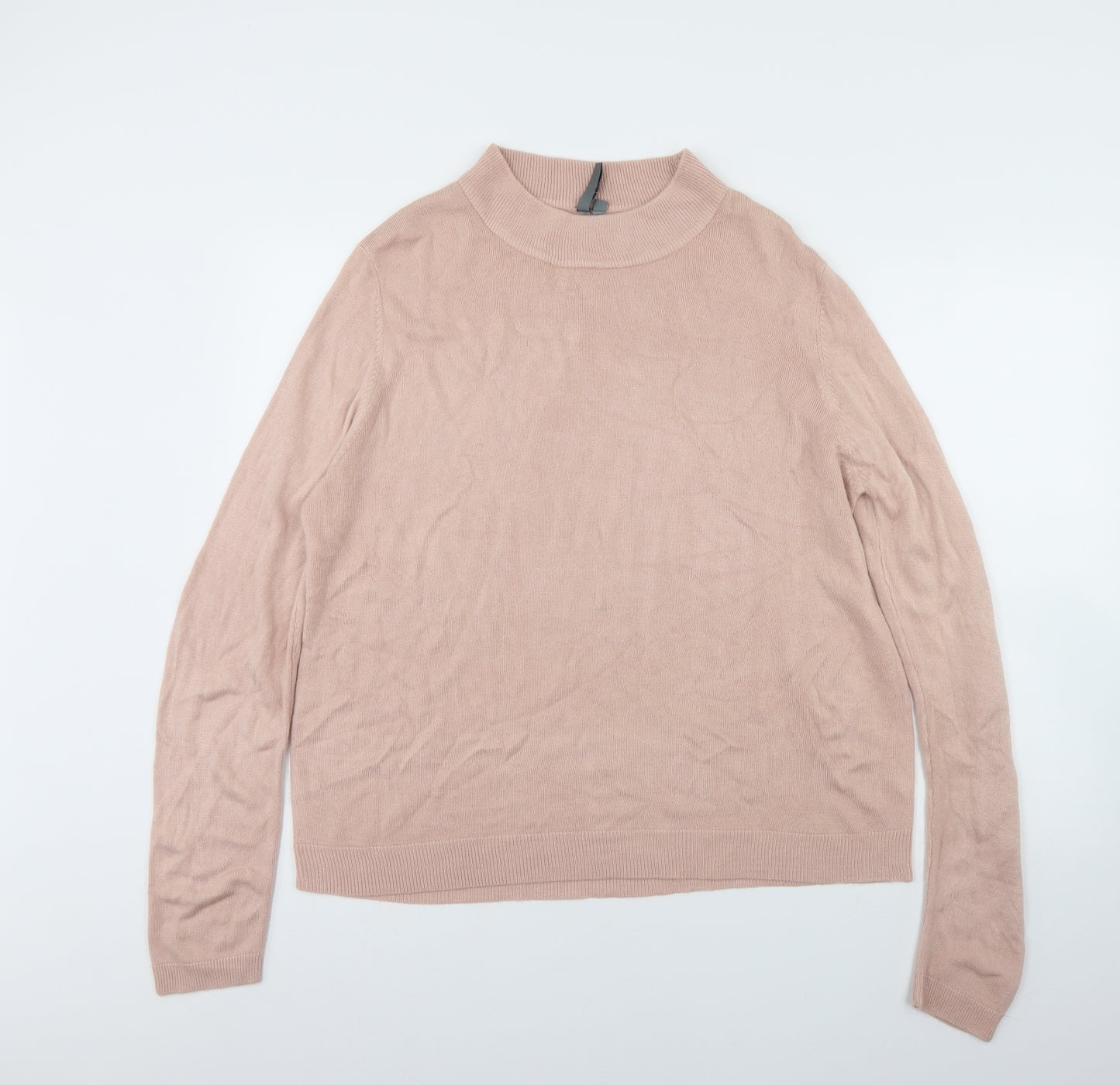 Originals Womens Pink Round Neck  Acrylic Pullover Jumper Size 22