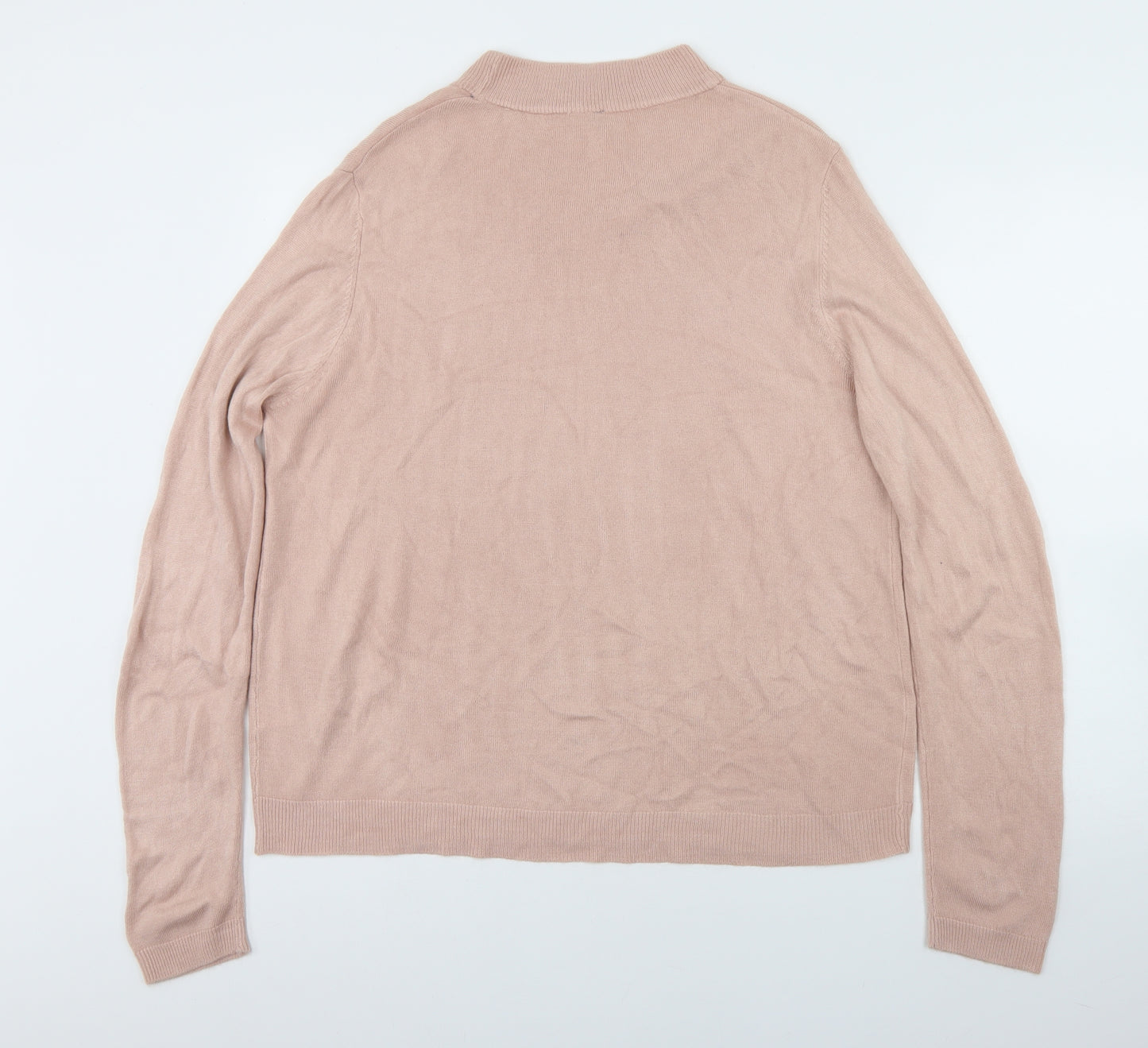 Originals Womens Pink Round Neck  Acrylic Pullover Jumper Size 22