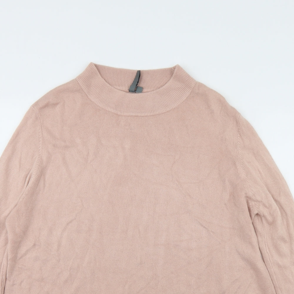 Originals Womens Pink Round Neck  Acrylic Pullover Jumper Size 22