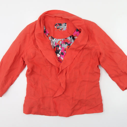 Per Una Womens Orange   Jacket Blazer Size 16