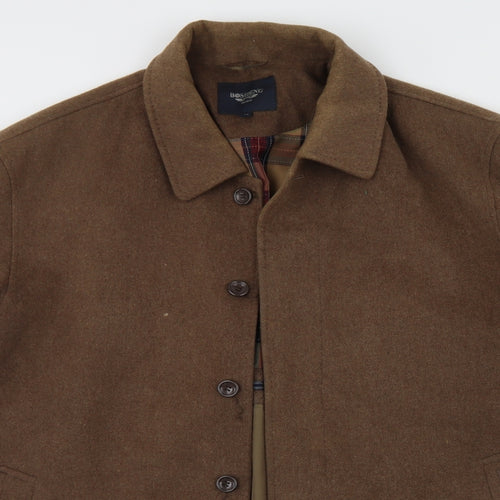Bosideng Mens Brown   Overcoat Coat Size XL