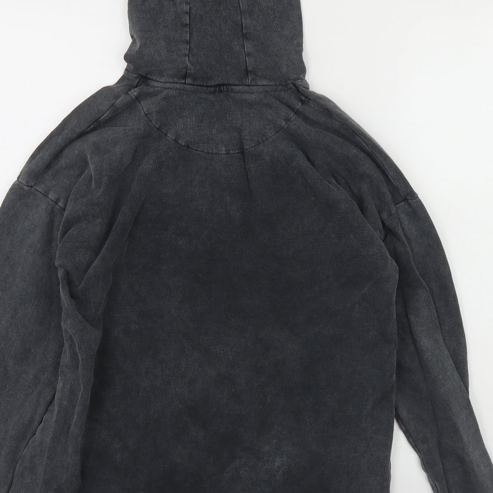 George Girls Black  Cotton Pullover Hoodie Size 13-14 Years   - disney minnie mouse