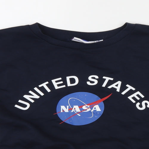 Primark Womens Multicoloured  Polyester Pullover Sweatshirt Size M   - nasa