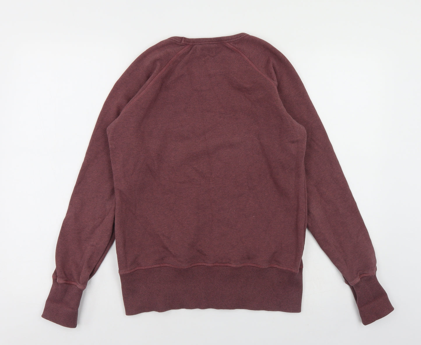 Howies Womens Pink Round Neck  Cotton Pullover Jumper Size S