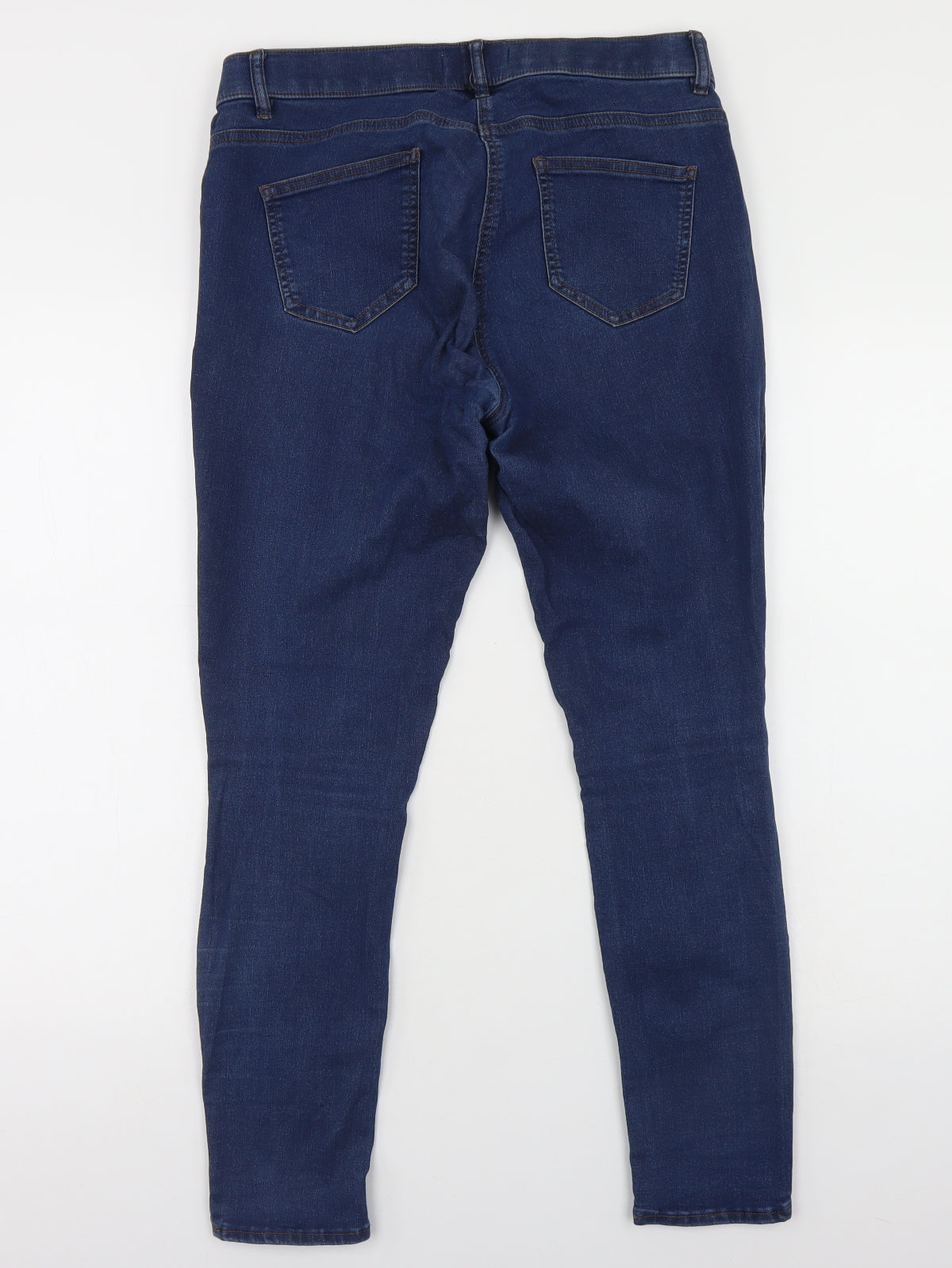 George Womens Blue  Cotton Skinny Jeans Size M L25 in Regular