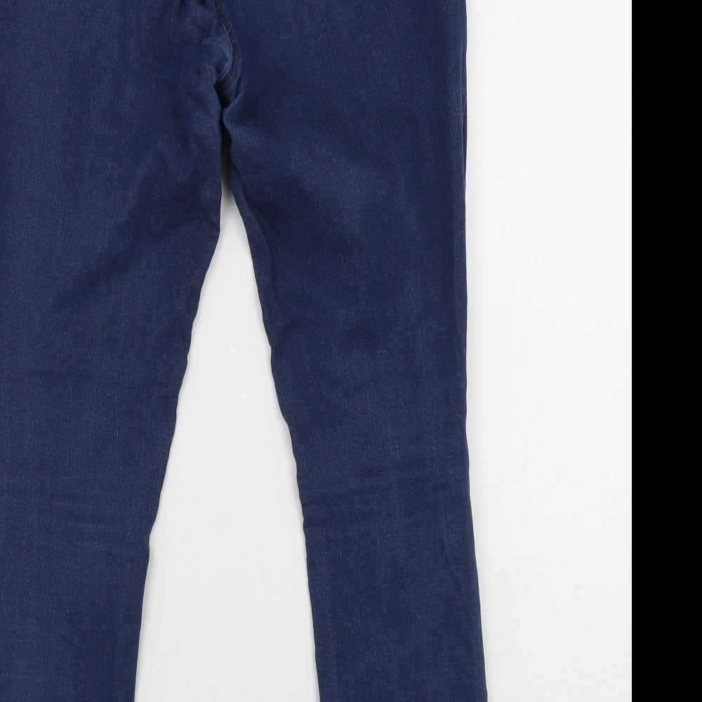 George Womens Blue  Cotton Skinny Jeans Size M L25 in Regular