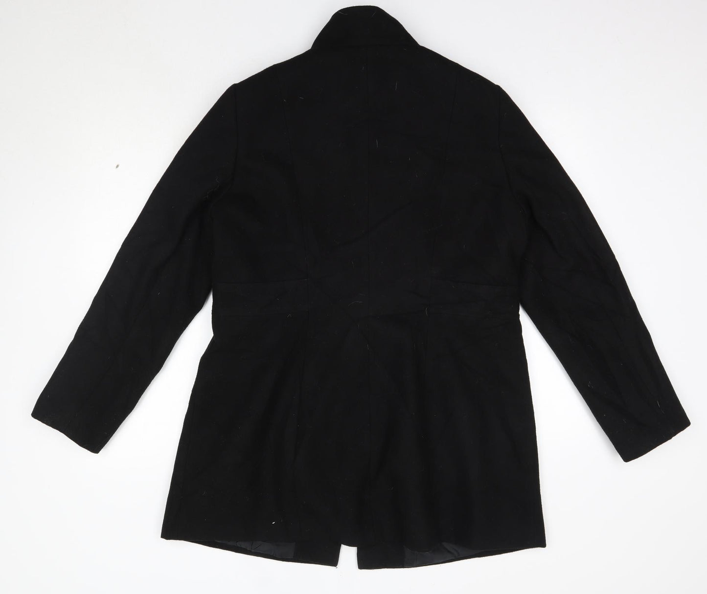 George Womens Black   Overcoat Coat Size 16