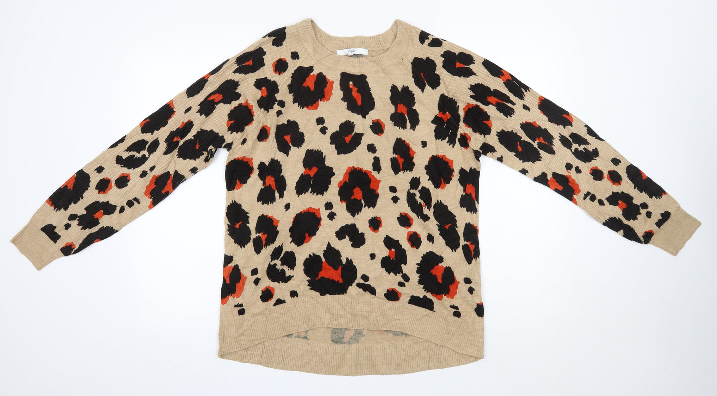 NEXT Womens Multicoloured Round Neck  Acrylic Pullover Jumper Size S