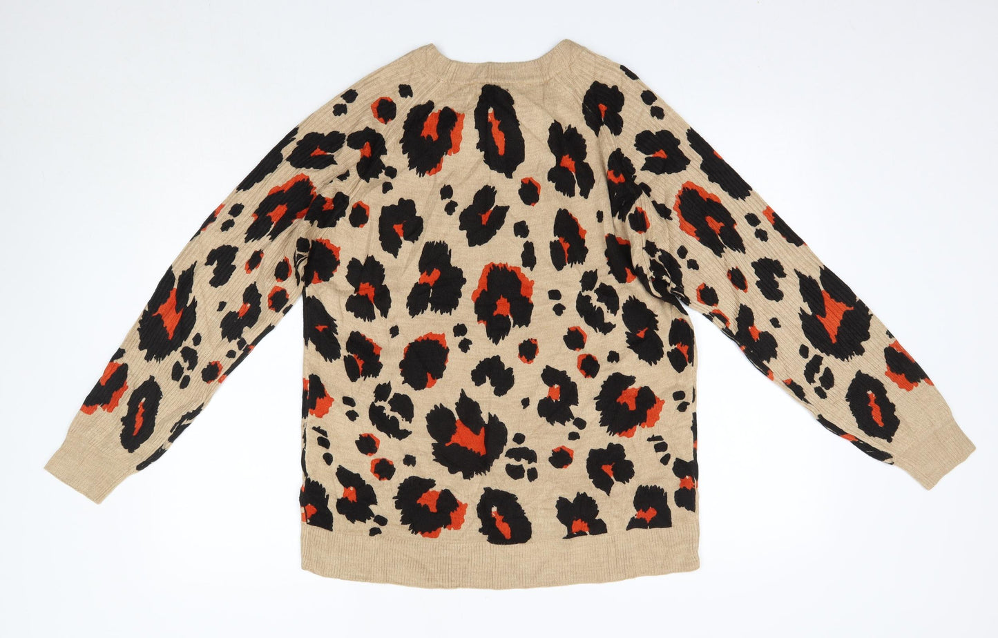 NEXT Womens Multicoloured Round Neck  Acrylic Pullover Jumper Size S