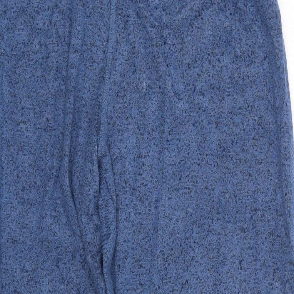 M&S Boys Blue Solid Viscose  Lounge Pants Size 15-16 Years