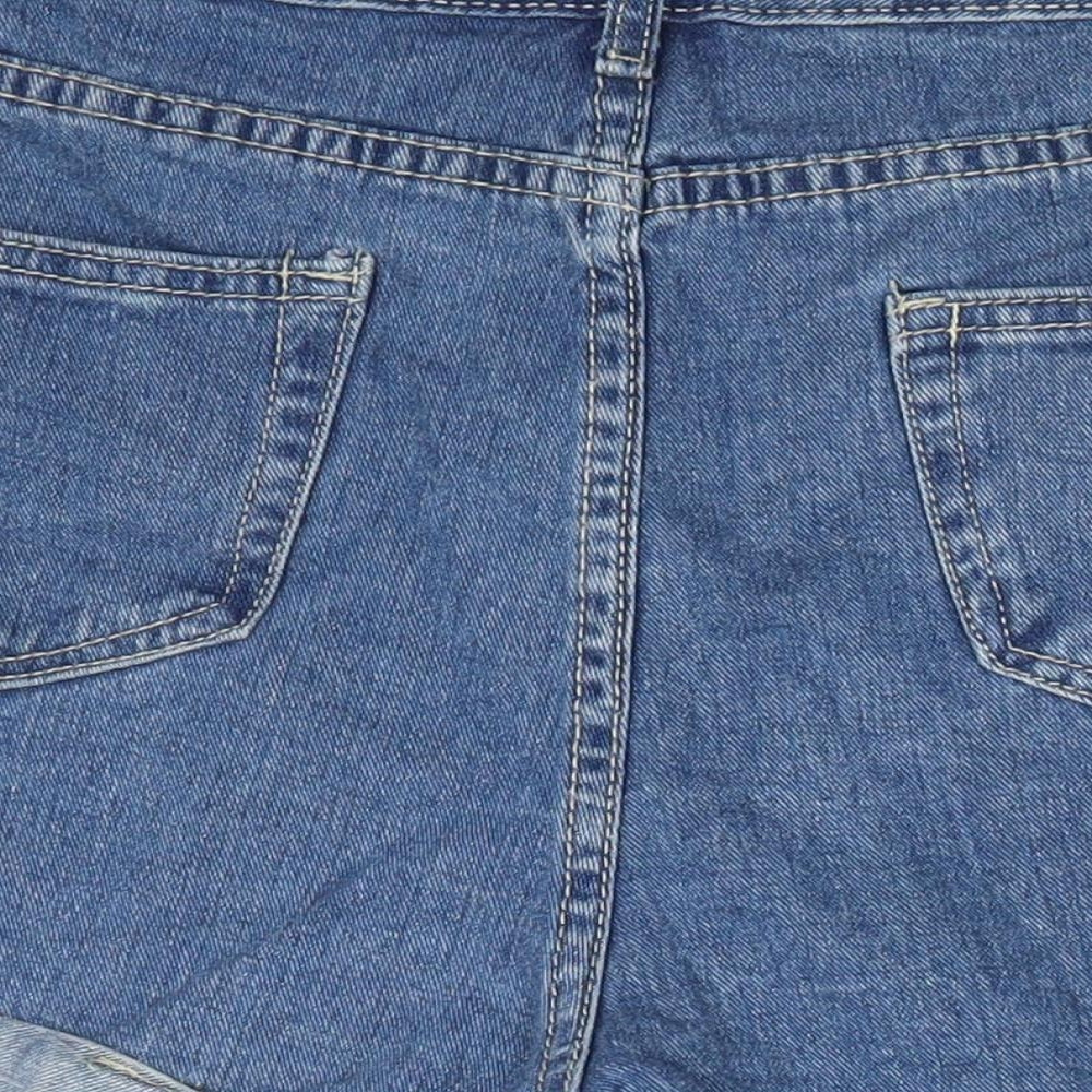 SheIn Womens Blue  Cotton Biker Shorts Size S  Regular