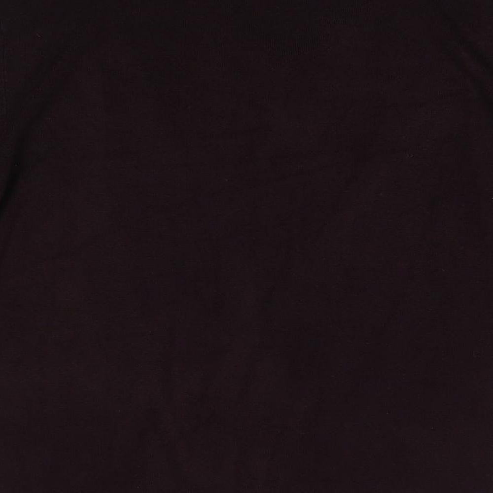 Jeff Banks Mens Purple Round Neck  Acrylic Pullover Jumper Size XL