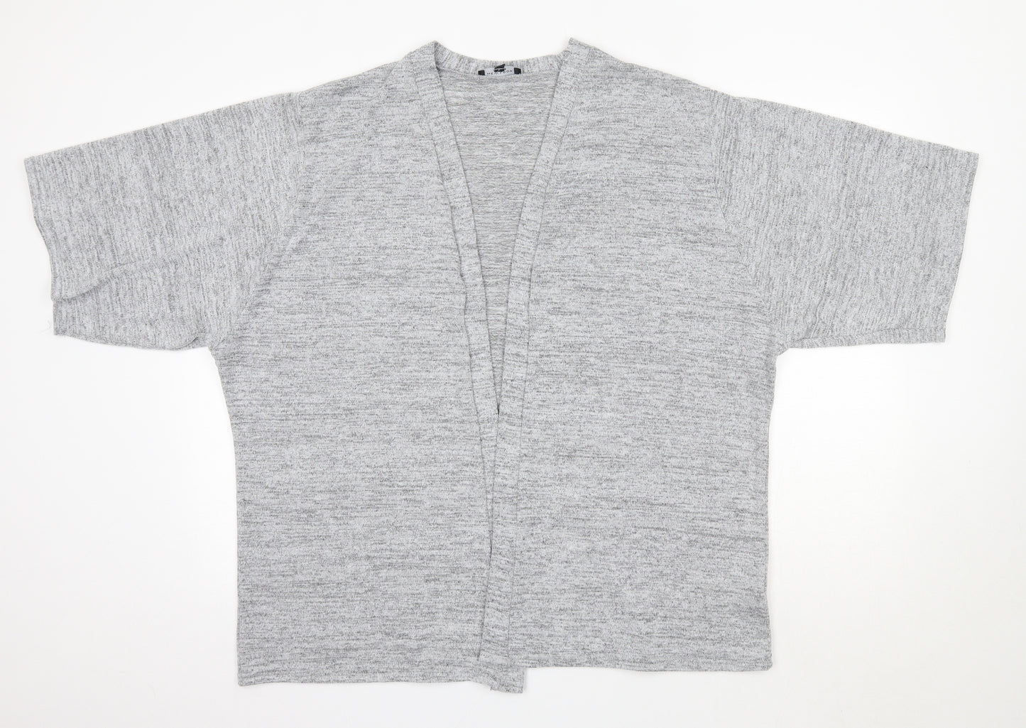 New Look Womens Grey V-Neck  Viscose Cardigan Jumper Size 22