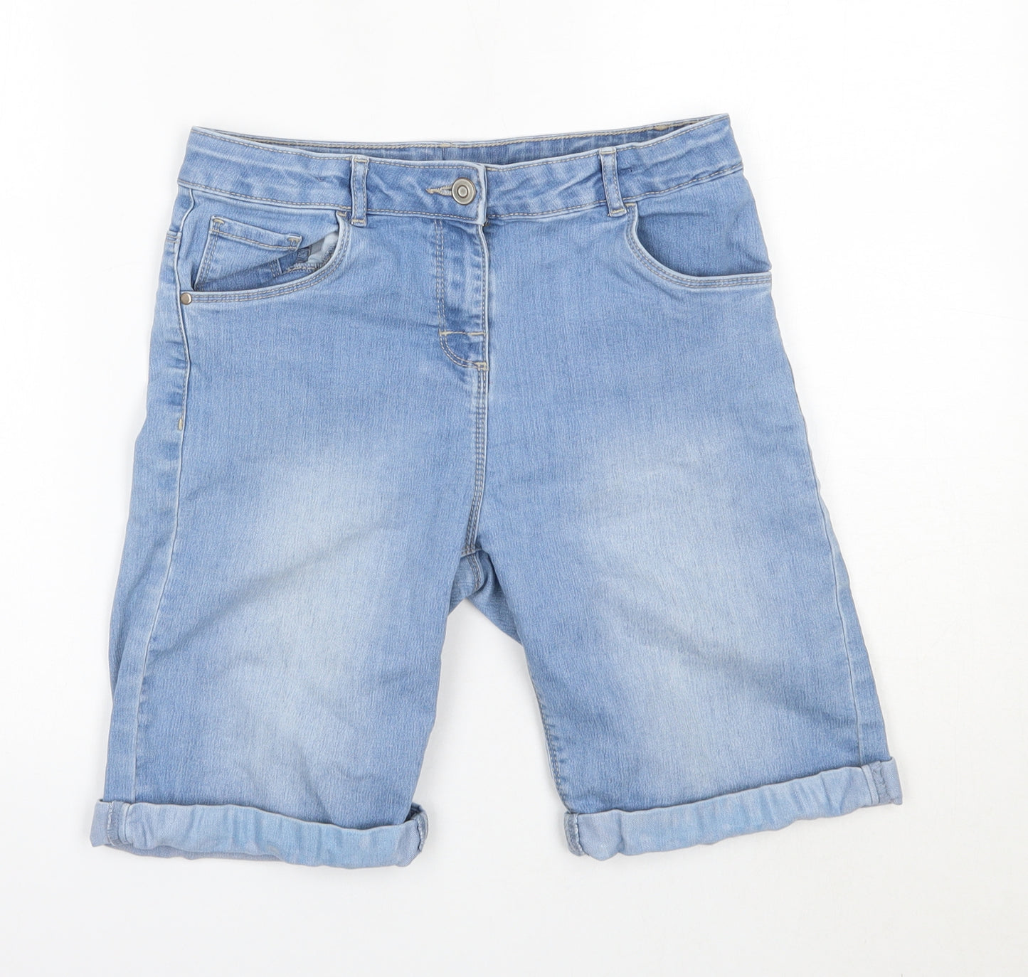 Nutmeg Boys Blue  Cotton Chino Shorts Size 12-13 Years  Regular