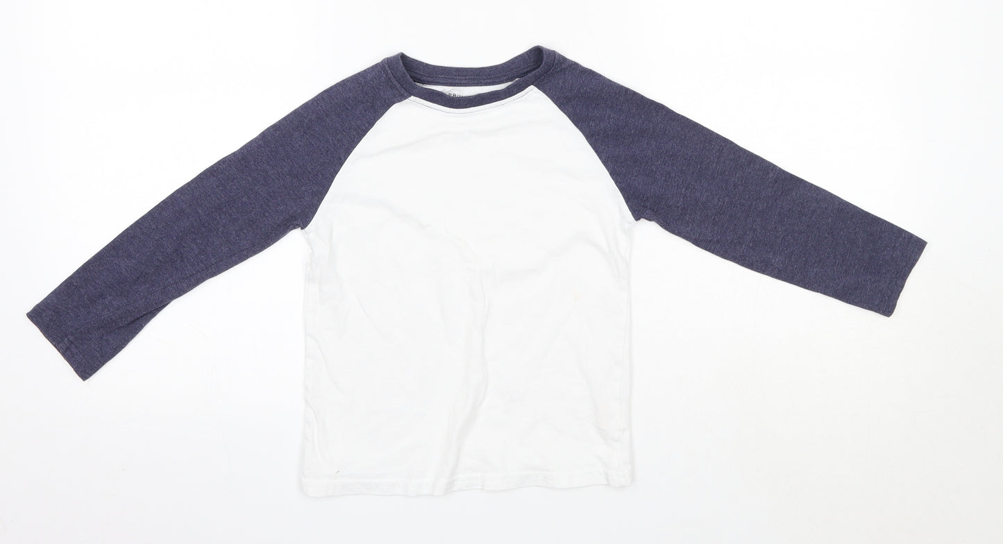 Primark Boys Multicoloured  100% Cotton Basic Casual Size 5-6 Years Round Neck