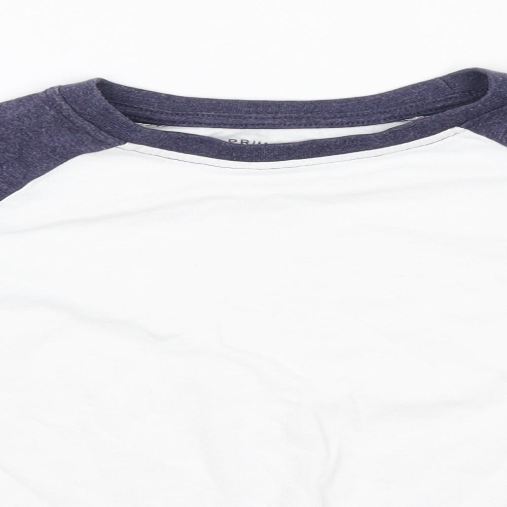 Primark Boys Multicoloured  100% Cotton Basic Casual Size 5-6 Years Round Neck